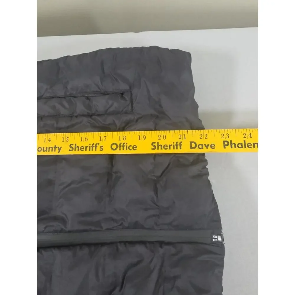 Zara Girls Black Puffer Vest 11-12 152 Black Hooded Fits Women’s S Lightweight